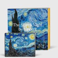 Tschad - 5000 Francs Vincent van Gogh:  The Starry Night 2023 - 1 Oz Silber Color