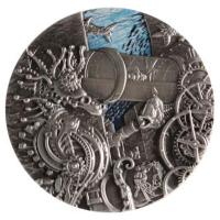 Tschad - 15000 Francs Mechanical Creature  Under the Ocean 2023 - 3 Oz Silber Antik Finish High Relief Color