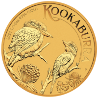 Australien - 15 AUD Kookaburra 2023 - 1/10 Oz Gold