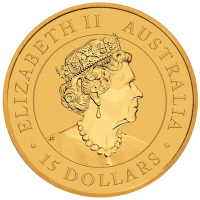 Australien - 15 AUD Kookaburra 2023 - 1/10 Oz Gold