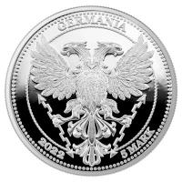 Germania Mint - 5 Mark  Linden Leaf 2022 - 1 Oz Silber PP