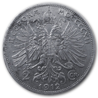 sterreich - 2 Kronen - 8,35g Silber