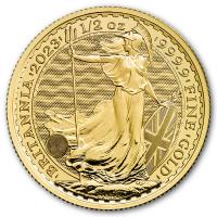 Großbritannien - 50 GBP Britannia 2023 - 1/2 Oz Gold