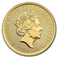 Grobritannien - 50 GBP Britannia 2023 - 1/2 Oz Gold