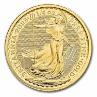 Großbritannien - 25 GBP Britannia 2023 - 1/4 Oz Gold