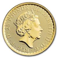 Grobritannien - 25 GBP Britannia 2023 - 1/4 Oz Gold