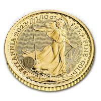 Grobritannien - 10 GBP Britannia 2023 - 1/10 Oz Gold
