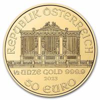 sterreich - 50 EURO Philharmoniker 2023 - 1/2 Oz Gold