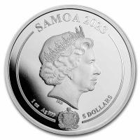 Samoa - 5 Dollar Looney Tunes(TM)  Road Runner(TM) PROOF 2023 - 1 Oz Silber PP