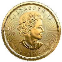 Kanada - 5 CAD Treasured Gold Maple Leaf 2023 - 1/10 Oz Gold