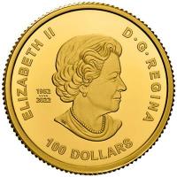 Kanada - 100 CAD Kathleen Kit Coleman 2023 - 1/4 Oz Gold PP