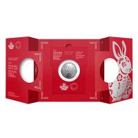 Kanada - 5 CAD Treasured Maple Leaf  Year of the Rabbit 2023 - 1 Oz Silber