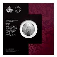 Kanada 5 CAD Treasured Maple Leaf  Congratulations 2023 1 Oz Silber
