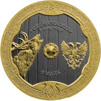 Germania Mint Valkyries Series: Ostara Valhalla 2023 1 Oz Silber Gilded Rckseite