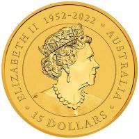 Australien 15 AUD Knguru 2023 1/10 Oz Gold Rckseite