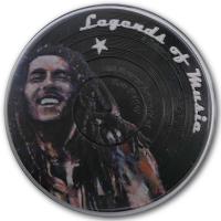 Solomon Islands - 5 Dollar Legends of Music: Bob Marley 2019 - 1 Oz Silber