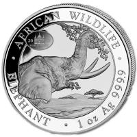 Somalia - African Wildlife Elefant 2023 WMF Berlin - 1 Oz Silber