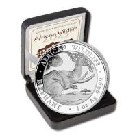 Somalia - African Wildlife Elefant 2023 WMF Berlin - 1 Oz Silber