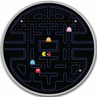 Niue 5 NZD Pac Man(TM) Circular Maze 2023 2 Oz Silber PP Color 