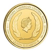 St. Lucia - 10 Dollar EC8_5 Paar (Couple) PP 2022 - 1 Oz Gold Color