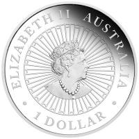 Australien - 1 AUD Opal Serie Lunar Hase 2023 - 1 Oz Silber