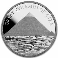 Weltwunder Groe Pyramide von Gizeh  1 Oz Silber