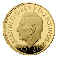 Grobritannien - 200 GBP Her Majesty Queen Elizabeth II Memorial 2022 - 2 Oz Gold PP
