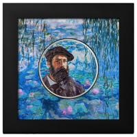 Cook Islands - 10 CID Masters of Art (2.) Claude Monet 2023 - 2 Oz Silber PP Ultra High Relief Color