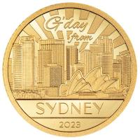 Cook Islands - 5 CID Big City Lights: Sydney 2023 - 0,5g Gold PP
