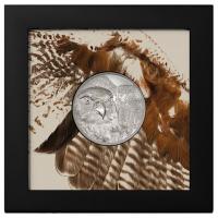 Mongolei - 500 Togrog Mongolian Falcon - 1 Oz Silber PP Ultra High Relief