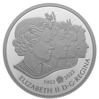 Kanada - 20 CAD Queen Elisabeth II Imperial State Crown 2022 - 1 Oz Silber