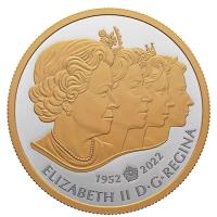 Kanada - 1 CAD Special Edt. Proof Dollar Königliches Monogramm 2022 - Silber PP