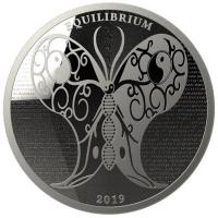 Tokelau 5 NZD Equilibrium 2019 1 Oz Silber
