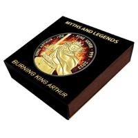 Großbritannien - 5 GBP Tudor Beasts (2.) Burning Yale of Beaufort 2023 - 2 Oz Silber Ruthenium