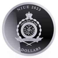 Niue - 2 NZD Magnum Opus PROOF 2023 - 1 Oz Silber PP