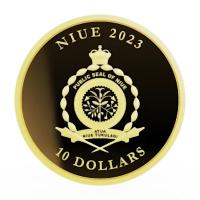 Niue - 10 NZD Magnum Opus 2023 - 1/10 Oz Gold PL