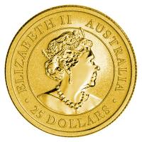 Australien 25 AUD Australische Wildtiere 2021 1/4 Oz Gold Rckseite
