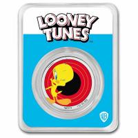 Samoa - 5 Dollar Looney Tunes(TM)  Tweety(TM) COLOR 2023 - 1 Oz Silber Color