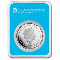 Samoa - 5 Dollar Looney Tunes(TM)  Tweety(TM) COLOR 2023 - 1 Oz Silber Color