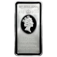 St. Helena - 10 Pfund Mnzbarren Britannia 2022 - 10 Oz Silber