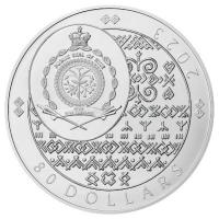 Niue 80 NZD Slovakia Eagle 2023 1 KG Silber (nur 100 Stck !!!) Rckseite