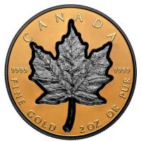 Kanada - 200 CAD Super Incuse Maple Leaf 2023- 2 Oz Gold