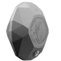 Kanada - 50 CAD Forevermark Black Label Round Diamond - 3 Oz Silber