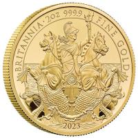 Großbritannien - 200 GBP Britannia 2023 - 2 Oz Gold PP