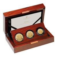 Großbritannien - 85 GBP Britannia 3 Coin Set 2023 -  0,85 oz Gold PP