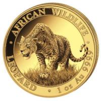 Somalia - 1000 Shillings African Wildlife Leopard 2023 - 1 Oz Gold