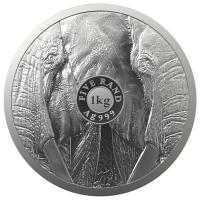 Südafrika - 5 Rand Big Five II Elefant 2021 - 1 KG Silber (nur 100 Stück!!!)
