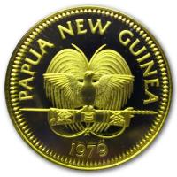 Papua Neuguinea - 100 Kina Landesgebruche 1979 - Gold PP