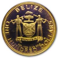Belize - 100 Dollar Weihnachtsstern 1979 - 6,21g Gold PP