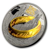 Samoa - 5 Dollar Herr der Ringe: Der Ring (Argonath) 2023 - 1 Oz Silber